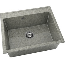 Chiuvetă de bucătărie din material de piatră cu armătură de scurgere