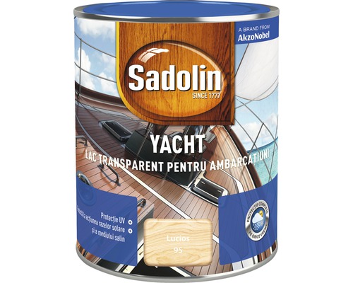 Lac pentru ambarcațiuni Sadolin Yacht incolor 0,75 l Sadolin Yacht lac transparent cutie