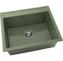 Chiuvetă bucătărie granixit cu o cuvă FAT Avangard 227 60x51 cm, fără picurător, Greenwood