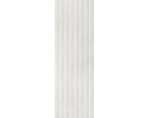 Faianţă baie / bucătărie Daria Helix Bone rectificată 30x90 cm Tapet cu model în relief cu dungi diagonale