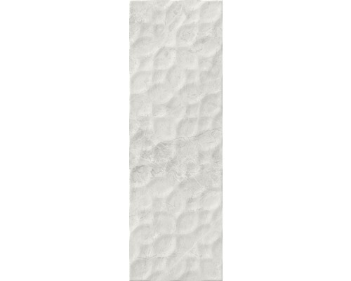 Faianţă baie / bucătărie Sanremo Flower White rectificată 30x90 cm