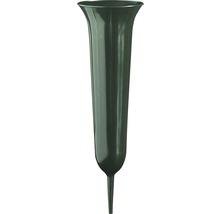 Vas pentru flori Geli plastic, Ø 12,5 cm, verde-thumb-0