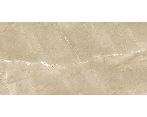 Gresie interior porțelanată Oasis Sand 80x160 cm Placă de podea bej cu structură de marmură