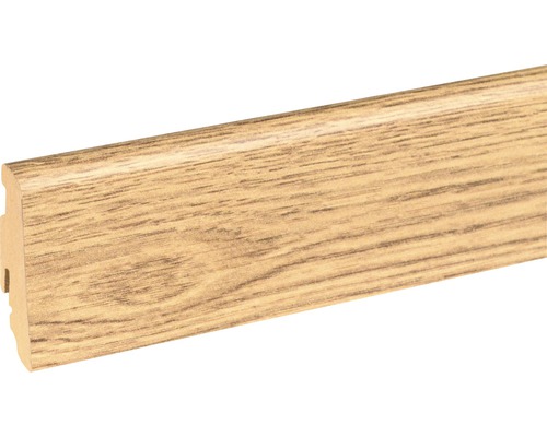 Plintă MDF SKANDOR FU60L stejar Oxford FOEI131 2400x58x19 mm Plintă cu aspect de lemn