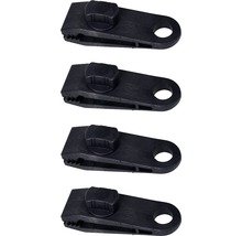 Patru cleme de cort pentru fixarea corturilor sau prelatelor