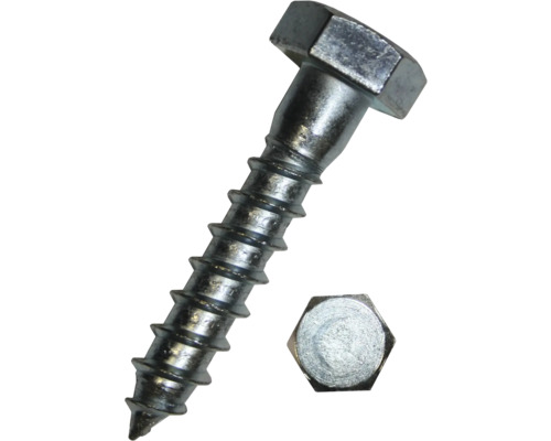 Holșuruburi cu cap hexagonal Dresselhaus 12x200 mm DIN571 oțel zincat, 25 bucăți, pentru lemn Holșuruburi cu cap hexagonal Dresselhaus 12x200 mm DIN571 oțel zincat, 25 bucăți, pentru lemn
