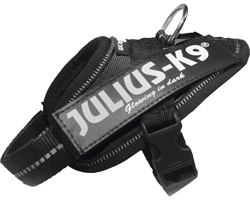 Ham JULIUS-K9 IDC Powerharness mărimea 2XS/Baby 2 33-45 cm negru