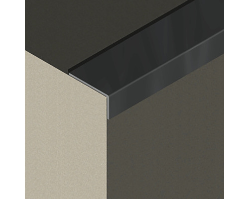 Prim-plan cu șină de margine neagră pe o suprafață deschisă