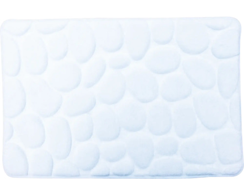 Covoraș de baie antiderapant MSV Pebbles 40x60 cm alb