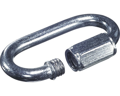 Verigă rapidă Dresselhaus Ø8 mm oțel zincat, pachet 10 bucăți Verigă de legătură cu șurub din metal