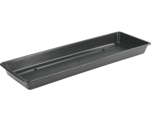 Farfurie jardinieră Lafiora Extra Flor 80x20x5,5 cm antracit