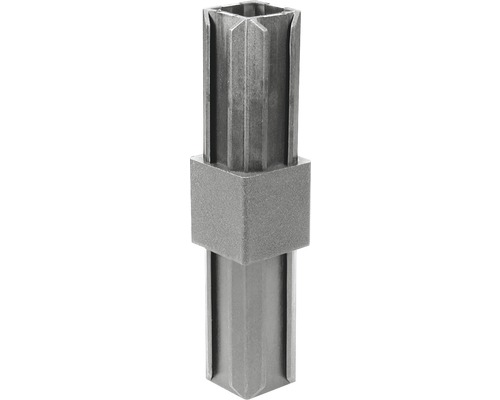 Conector țeavă pătrată Kaiserthal XD 20x20 mm, plastic negru Conector țeavă pătrată Kaiserthal XD 20x20 mm, plastic negru