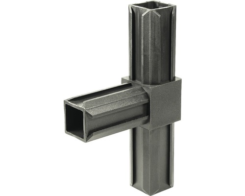 Conector țeavă pătrată tip „T” Alberts XD 20x20 mm, | HORNBACH