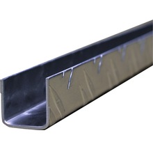 Profil U din oțel inoxidabil cu model de tablă striată