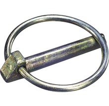Bolțuri de siguranță cu inel Dresselhaus Ø6 mm oțel zincat galben, 100 bucăți-thumb-0