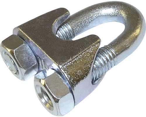 Bride cleme cabluri metalice Dresselhaus 14mm oțel zincat, 10 bucăți-0