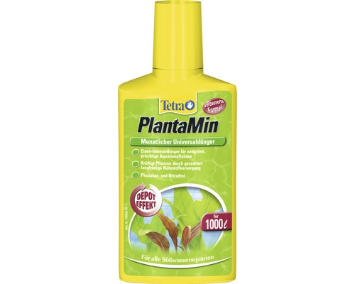 Fertilizant pentru plante Tetra Plantamin 250 ml Îngrășământ universal Tetra PlantaMin pentru acvarii de apă dulce