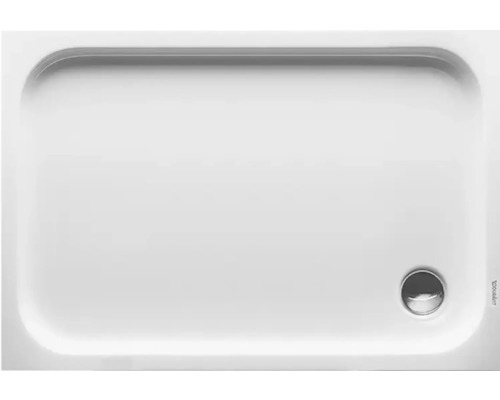 Cădiță de duș dreptunghiulară DURAVIT D-Code 120x80 cm acril alb