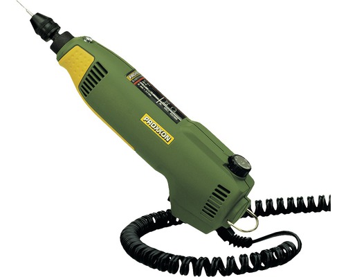 Polizor fin Proxxon cu cablu spiralat