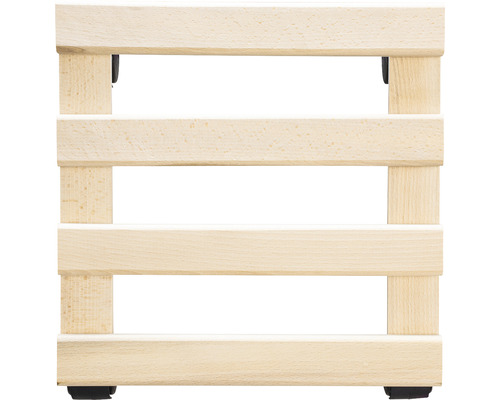 Raft din lemn cu patru polițe