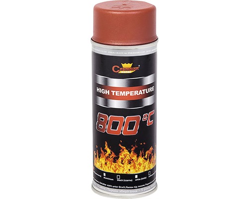 Vopsea spray rezistentă la căldură, roșu 400 ml Spray cu vopsea termorezistentă până la 800 grade