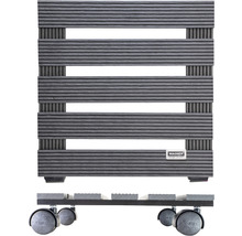 Suport pentru plante din WPC cu role