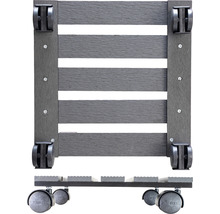 Suport pe rotile din plastic cu traverse și roți