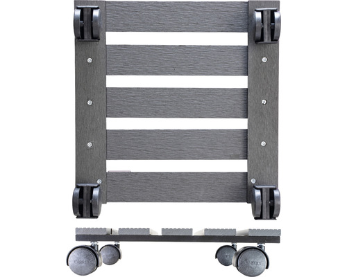 Suport pe rotile din plastic cu traverse și roți