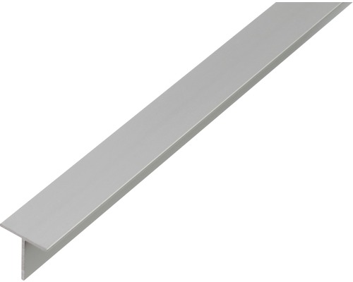 Profil aluminiu tip T Alberts 15x15x1,5 mm, lungime 1m, eloxat