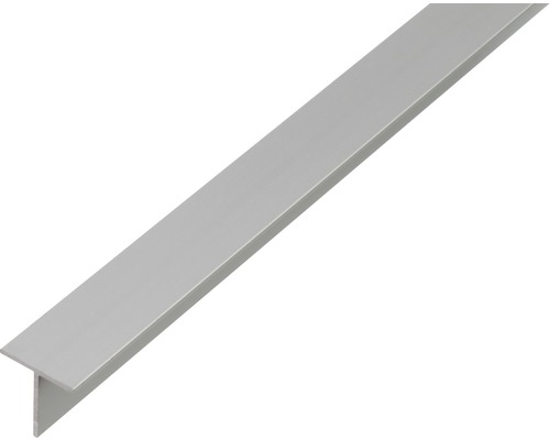 Profil aluminiu tip T Alberts 15x15x1,5 mm, lungime 1m, eloxat Profil T din metal