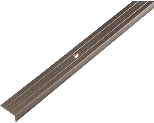 Protecție treaptă aluminiu Kaiserthal 2000x24,5x10 mm, bronz, eloxat Protecție treaptă aluminiu Kaiserthal 2000x24,5x10 mm, bronz, eloxat
