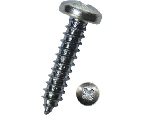 Holșuruburi cu cap bombat cruce Dresselhaus 2,9x16 mm DIN7981 oțel zincat, 100 bucăți, pentru tablă-0