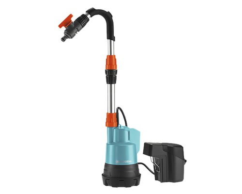 Pompă cu acumulator pentru apă de ploaie Gardena cu acumulator