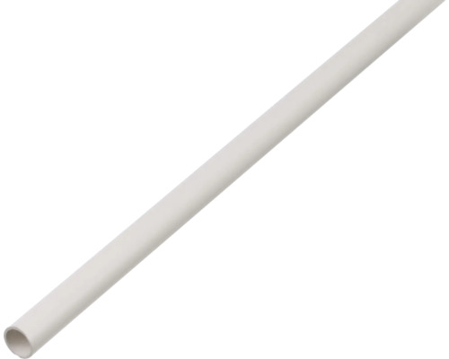 Țeavă plastic rotundă Alberts Ø12x1 mm, lungime 2m, alb