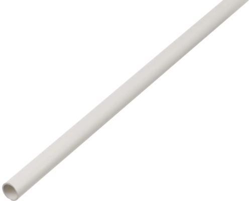 Țeavă plastic rotundă Alberts Ø12x1 mm, lungime 2m, alb Tub din plastic în secțiune transversală