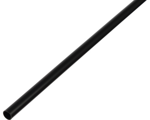 Țeavă plastic rotundă Alberts Ø7x1 mm, lungime 1m, negru