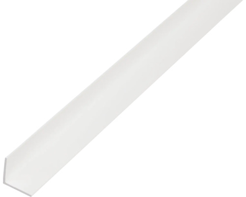 Cornier plastic Alberts 35x35x1,1 mm, lungime 2,6m, alb