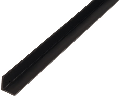 Cornier plastic Alberts 30x30x2 mm, lungime 2m, negru