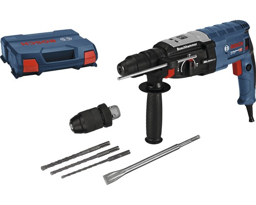 Ciocan rotopercutor Bosch Professional GBH2-28F 880W max. 3,2J SDS-plus, mandrină rapidă suplimentară, accesorii incluse-0