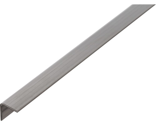 Cornier oțel inoxidabil Alberts 10x10x1 mm, lungime 1m Profil unghiular din metal