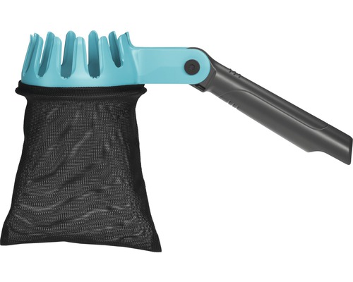 Coș de frunze cu mâner telescopic pentru curățarea iazului