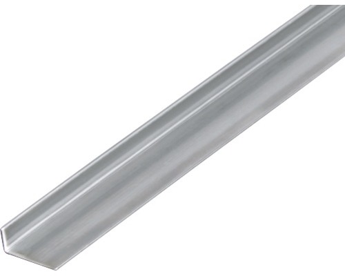 Cornier oțel inoxidabil Alberts 25x15x1,5 mm, lungime 1m Profil unghiular metalic