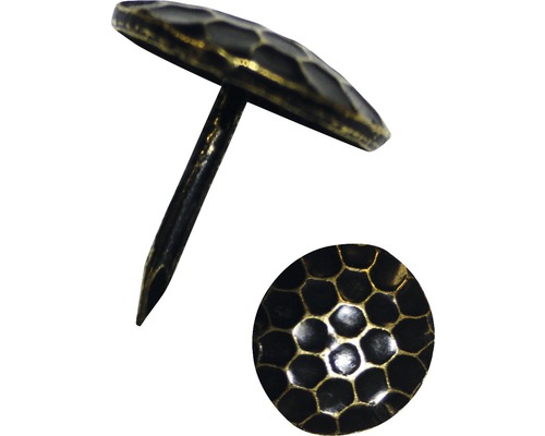 Cui de tapițerie din metal cu structură hexagonală