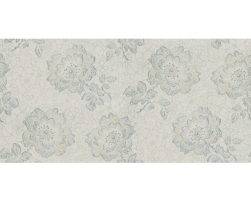 Tapet vinil Zambaiti Classic Top model floral gri/albastru 10,05x0,53 m-0