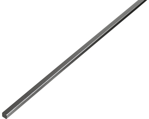Bară metalică pătrată Alberts 6x6 mm, lungime 1m Bară metalică pătrată