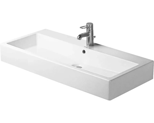 Lavoar suspendat DURAVIT Vero 100x47 cm alb lucios