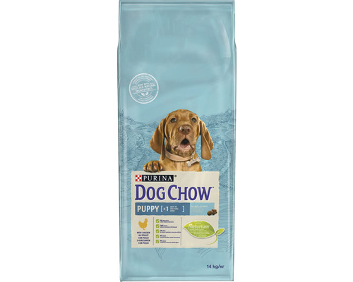 Hrană uscată pentru câini PURINA Dog Chow Puppy cu pui și orez 14 kg