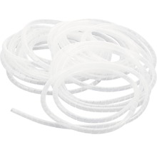 Organizator cabluri spiralat Ø15mm x 10m, alb