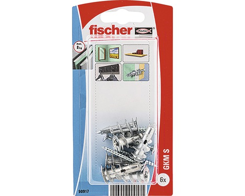 Fischer GKM S dibluri gips-carton, set de șase