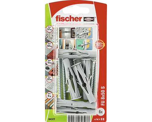 Fischer diblu universal FU 8x50 S, 6 bucăți